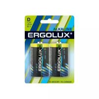 Батарейка ERGOLUX LR20 BL-2