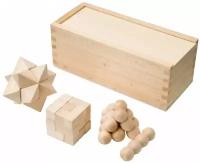 Деревянная головоломка набор из трех предметов в коробке Arcade