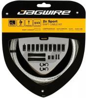 Набор рубашек и тросиков переключения Jagwire Sport Shift Kit 2X Braided White (UCK322)