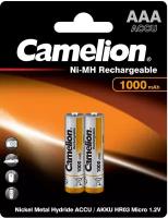Аккумулятор Camelion AAA-1000mAh Ni-Mh BL-2 NH-AAA1000BP2 1.2В