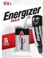 Батарейки "крона" (12шт) ENERGIZER MAX (6LR61) 9В щелочные