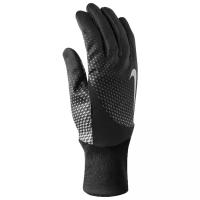 Мужские перчатки для бега NIKE MEN'S PRINTED ELEMENT THERMAL 2.0 RUN GLOVES M BLACK/BLACK N.RG.B2.020.MD-020-M