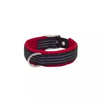 Ошейник для собак Каскад Premium нейлон мягкая подкладка красный 20 мм 27 – 35 см (1 шт)
