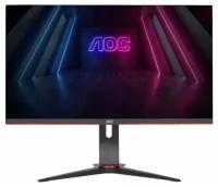 Монитор 28" AOC U28G2XU2 3840x2160, 144Hz, IPS, 1 ms, 178°/178°, 370 кд/м2, 80M:1, 2*HDMI 2.1, 2*DP, black pivot