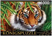 Игра настольная пазл 1000 Портрет тигра 685*485мм (картонная упаковка) (167)