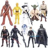 Фигурки Звездные войны Star Wars 10 в 1 + Подарок подвижные с оружием 8-18 см