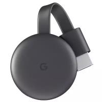 Медиаплеер Google Chromecast 2018, черный