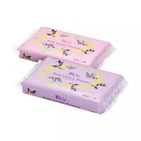 Салфетки бумажные Ellemoi Kami Shodji Pink розовые 2-сл с коэнзимом Q10 110 листов