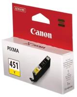 Картридж CANON CLI-451 Y стандартный желтый для PIXMA iP7240/MG6340