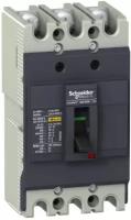 Термо-магнитный 3-х полюсный автоматический выключатель 100А 18kA, подключение под шину Schneider Electric, EZC100N3100