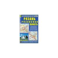"Рязань. Рязанская область. Автомобильная карта с достопримечательностями"