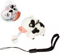 Брелок Фигурка коровы, со светом и звуком, BONDIBON "Ребятам о Зверятах", RS6199-Cow ВВ4739