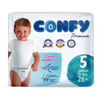 CONFY подгузники Premium 5 (11-18 кг) 26 шт