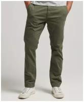 Брюки Superdry OFFICERS SLIM CHINO TROUSERS Пол Мужской, Цвет Зеленый, Размер 32/34