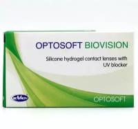 Контактные линзы Optosoft BioVision,(3 линз), D -9.00, R 8.6, Ежемесячные, 3 шт