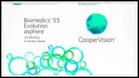 CooperVision Biomedics 55 Evolution Asphere (2 упаковки по 6 линз) -4.75 R 8.6