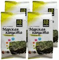 Морская капуста Midori жареная с зеленым чаем, 5 г - 4 шт