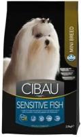 Cibau Sensitive Fish Mini с рыбой сухой корм для собак мелких пород 2,5кг