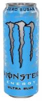 Энергетический напиток Monster Energy Ultra Blue со вкусом ягод (Европа), 500 мл