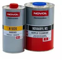 Стандартный автомобильный лак Novol Novakryl MS 2+1 Acrylic Clearcoat 1 л. с отвердителем 0,5 л