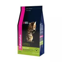 Сухой корм для кошек Eukanuba Hairball control, с курицей