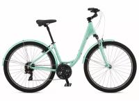 Велосипед Schwinn SIERRA 27.5" WOMEN зеленый Рама M (16") (2022) (16" - ваш рост 155-170 см)