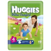 Huggies подгузники Ultra Comfort 4 (8-14 кг) 19 шт