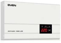 Стабилизатор напряжения Sven AVR SLIM-1000 LCD серый 1 розетка