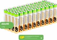 Батарейка GP Super Alkaline AA, в упаковке: 40 шт