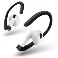 Uniq для Airpods 3 держатель на ухо Loop sports ear hooks Dual pack White/Black