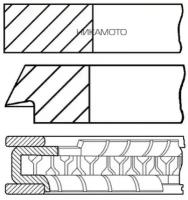 GOETZE 0810590000 08-105900-00_кольца поршневые! d81x1.2x1.5x2 STD (1)\ VW Passat 1.6 94>