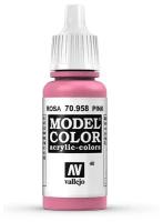 Краска Vallejo серии Model Color - Pink 17мл