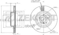 Диск Тормозной Зад. Bmw 5 (G30 G31 F90) 16- 3 (G20/21/28/80/81) 18- X3 (G01 F97) 17- 7 (G11 G1 Zekkert арт. bs-6577