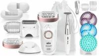 Эпилятор женский Braun Silk-epil 9 SensoSmart Extreme-Spa + триммер для бикини Braun Silk-epil FG1100