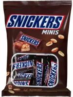 Шоколадный батончик Snickers мини 180г