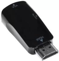 Переходник DEXP HDMI (m) - VGA (f), черный