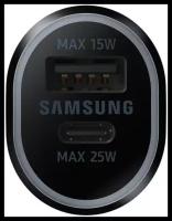 Автомобильное зарядное устройство Samsung EP-L4020NBEGRU USB Type-C black