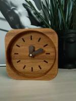 Настольные деревянные часы Time Plato's Quadrat 1