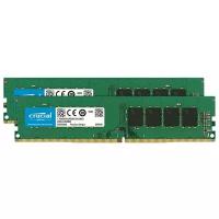 Оперативная память Crucial 32 ГБ (16 ГБ x 2 шт.) DDR4 2666 МГц DIMM CL19