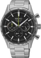 Наручные часы SEIKO CS Sports SSB413P1, серебряный, черный