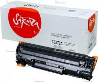 Картридж SAKURA CE278A (78A) черный для HP LaserJet Pro P1560/1636/1566/1600/1606 совместимый (2.1К) (SACE278A)