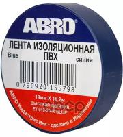 Изолента Синяя (19 Мм Х18,2 М) ABRO арт. ET91220BLR