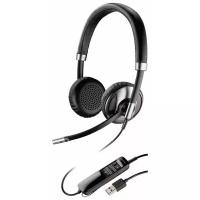 Проводные наушники Plantronics Blackwire C720-M, черный/серебристый