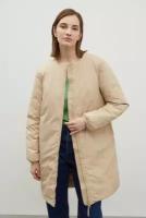 Пальто женское Finn Flare, цвет: бежевый FBD11079_723