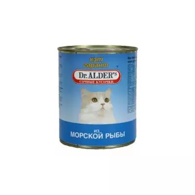 Влажный корм для кошек Dr. Alder`s кэт гарант, с тунцом (кусочки в соусе)