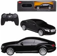 Машина р/у 1:24 Bentley Continental GT speed, цвет чёрный 27MHZ