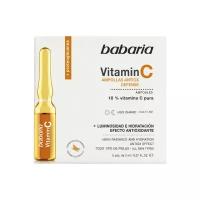 BABARIA Vitamine C Ampoules Skin Radiance and Hydration Antiox Effect Сыворотка для лица с чистым 10% Витамином C в ампулах, 2 мл, 5 шт