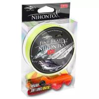 Плетеный шнур Mikado NIHONTO FINE BRAID 0,23 fluo (150 м) - 20.20 кг. Z19F-023