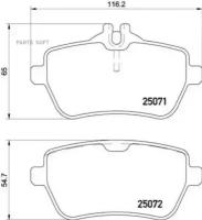 ( P 50 117 ) К-Т Дисков. Тормоз. Колодок Brembo арт. P50117