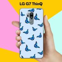 Силиконовый чехол на LG G7 ThinQ Бабочки 12 / для ЛДжи Джи 7 СинКу